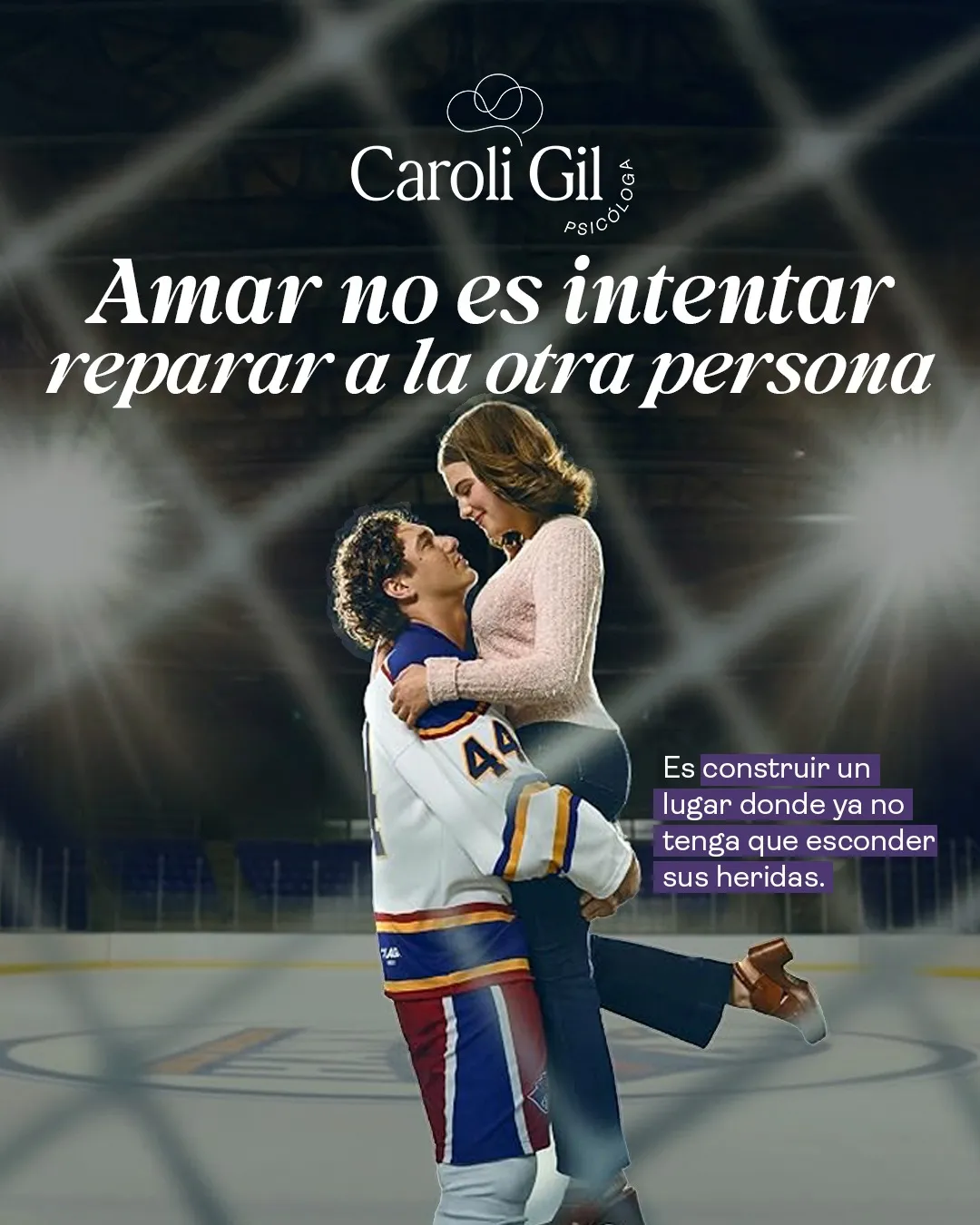 Amar no es intentar reparar a la otra persona: es construir un lugar donde ya no tenga que esconder sus heridas.